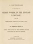A Dictionary of the First or Oldest Words in the English Language