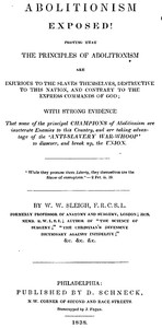 Abolitionism Exposed!