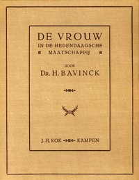 De vrouw in de hedendaagsche maatschappij