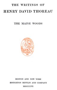 The Maine Woods