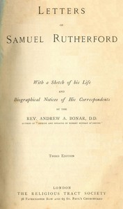 Letters of Samuel Rutherford
