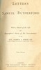 Letters of Samuel Rutherford