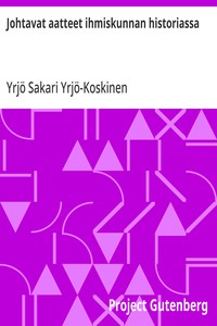 Johtavat aatteet ihmiskunnan historiassa