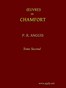 Œuvres complètes de Chamfort (Tome 2)
