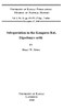 Subspeciation in the Kangaroo Rat, Dipodomys ordii