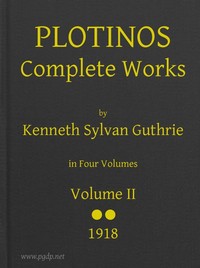 Plotinos: Complete Works, v. 2