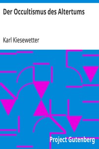 Der Occultismus des Altertums