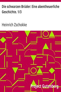 Die schwarzen Brüder: Eine abentheuerliche Geschichte. 1/3