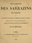 Invasions des Sarrazins en France