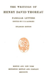 Familiar Letters
