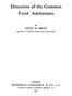 Detection of the Common Food Adulterants