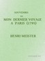 Souvenirs de mon dernier voyage à Paris (1795)