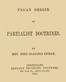 Pagan Origin of Partialist Doctrines