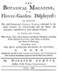 The Botanical Magazine,  Vol. 13