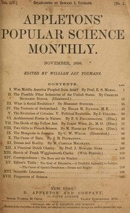 Appletons' Popular Science Monthly, November 1898