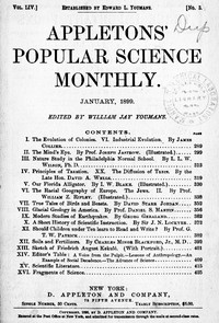 Appletons' Popular Science Monthly, January 1899
