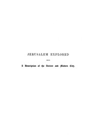 Jerusalem Explored, Volume 2—Plates