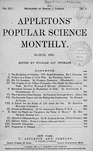 Appletons' Popular Science Monthly, March 1899