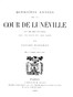 Dernières Années de la Cour de Lunéville