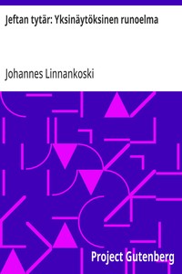 Jeftan tytär: Yksinäytöksinen runoelma