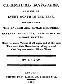 Classical Enigmas, Adapted to Every Month in the Year