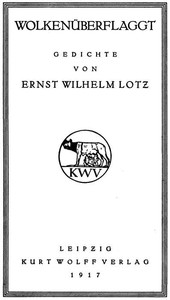 Wolkenüberflaggt: Gedichte