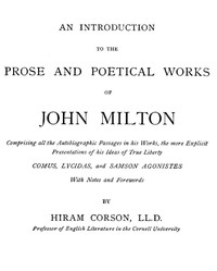 An Introduction to the Prose and Poetical Works of John Milton