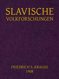 Slavische Volkforschungen