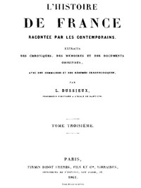 L'Histoire de France racontée par les Contemporains (Tome 3/4))