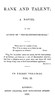 Rank and Talent; A Novel, Vol. 2 (of 3)