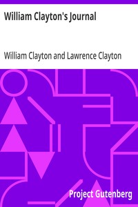 William Clayton's Journal