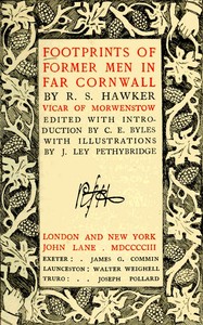 Footprints of Former Men in Far Cornwall