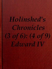 Chronicles of England, Scotland and Ireland (3 of 6): England (4 of 9)