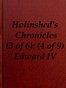 Chronicles of England, Scotland and Ireland (3 of 6): England (4 of 9)