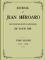 Journal de Jean Héroard - Tome 2