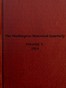 The Washington Historical Quarterly, Volume V, 1914