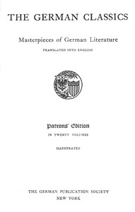 The German Classics of the Nineteenth and Twentieth Centuries, Volume 11