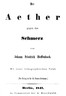 Der Aether gegen den Schmerz