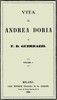 Vita di Andrea Doria, Volume I