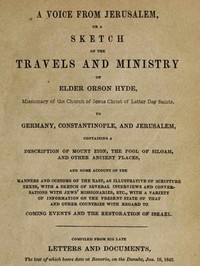 A Voice from Jerusalem