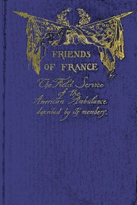 Friends of France :  The Field Service of the American Ambulance described by its members