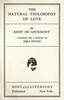 The Natural Philosophy of Love