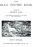 The Blue Poetry Book