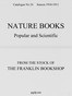 Nature Books Popular and Scientific from The Franklin Bookshop, 1910