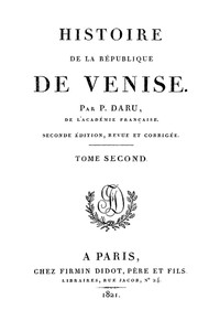 Histoire de la République de Venise (Vol. 2)
