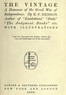 The Vintage: A Romance of the Greek War of Independence