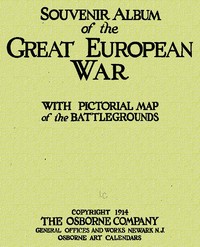 Souvenir Album of the Great European War