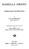 Isabella Orsini: A Historical Novel of the Fifteenth Century
