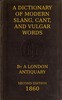 A Dictionary of Slang, Cant, and Vulgar Words