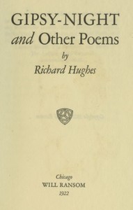 Gipsy-Night, and Other Poems
